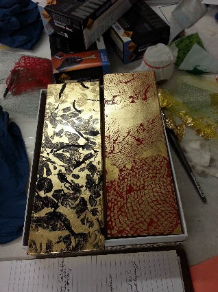 Student sample boards.