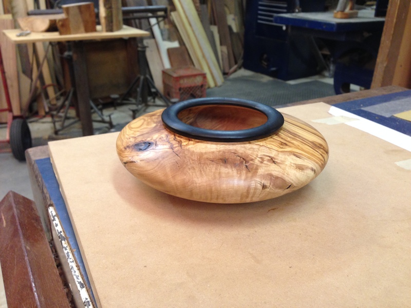 BOWL WITH EBONY RIM