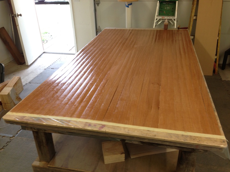 glue applied to laminates