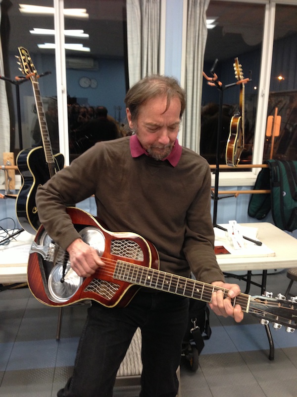 John on guitar